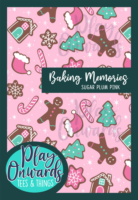 Baking Memories Pink - Seamless Print