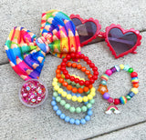 "Crayon Box Stack" Bracelet Set of 5