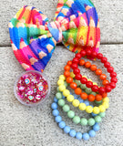 "Crayon Box Stack" Bracelet Set of 5