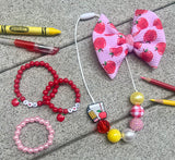 "Apple of My Eye" Bracelet Set (TWO)