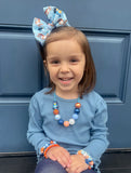 "Wackadoo" Blue Necklace