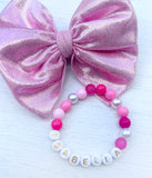 "Double Bubble" Name Bracelet