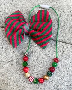 "North Pole Stroll" Mini Necklace