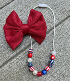 Patriotic Parade Mini Necklace