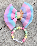 "Rainbow” Name Bracelet