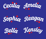 "Americana Cutie" Name Tee