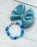 "Blue Alien” Name Bracelet