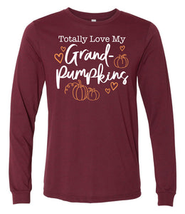 Grand-Pumpkins Long Sleeve Tee