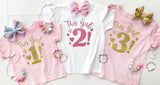 Girl's Birthday Tee - Pink