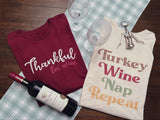 Thankful For Wine Long Sleeve Tee