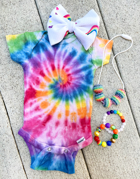 Rainbow Baby Newborn Onesies