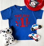 Boy's Birthday Tee - Blue