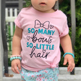 "So Little Hair" Onesie