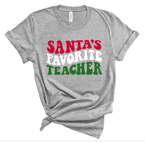 Santa's Favorite Teacher Tee