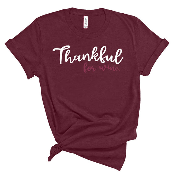 Thankful for Wine Tee
