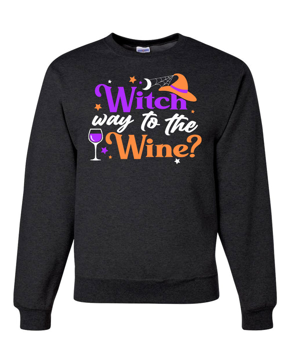 Witch Way to the Wine Sweatshirt