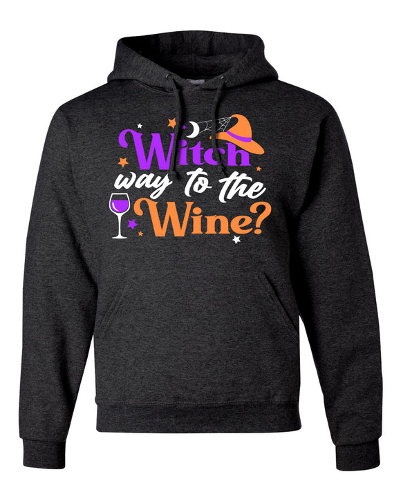Witch Way to the Wine Hoodie